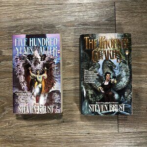 Steven Brust Lot of Two (2) Books Phoenix Guards 500 Years Tor Fantasy Sci-Fi